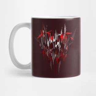 horror - scratching design Mug